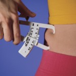 Woman Measuring Fat
