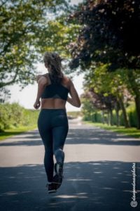 Ann Marie Working Out