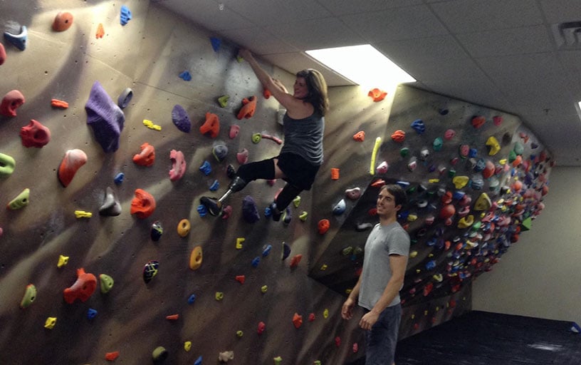 Celeste Climbing at Prosthetic & Orthotic Associates Celeste Climbing at Prosthetic & Orthotic Associates